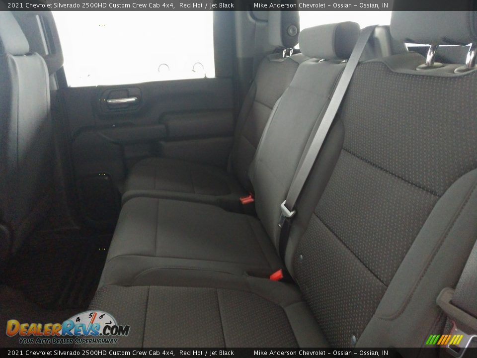 2021 Chevrolet Silverado 2500HD Custom Crew Cab 4x4 Red Hot / Jet Black Photo #17