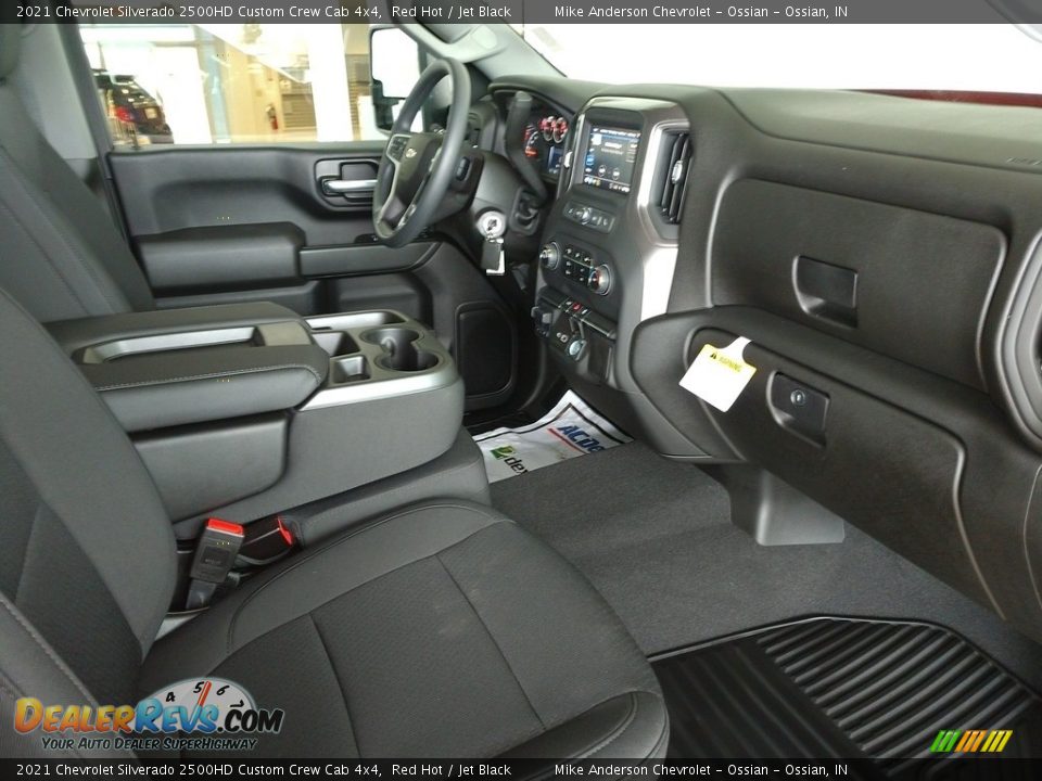 2021 Chevrolet Silverado 2500HD Custom Crew Cab 4x4 Red Hot / Jet Black Photo #20