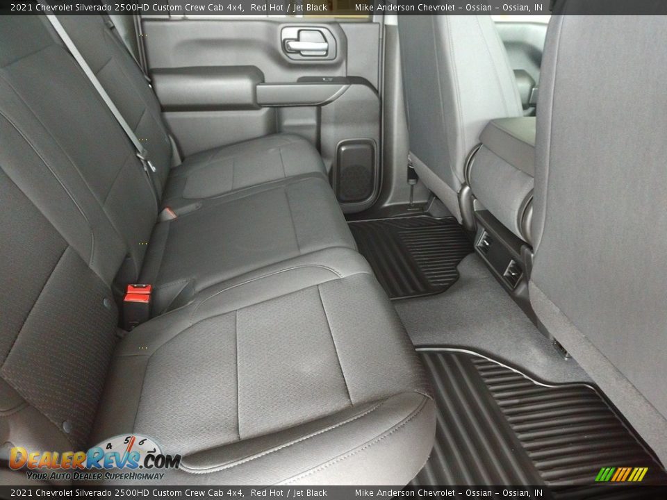 2021 Chevrolet Silverado 2500HD Custom Crew Cab 4x4 Red Hot / Jet Black Photo #21