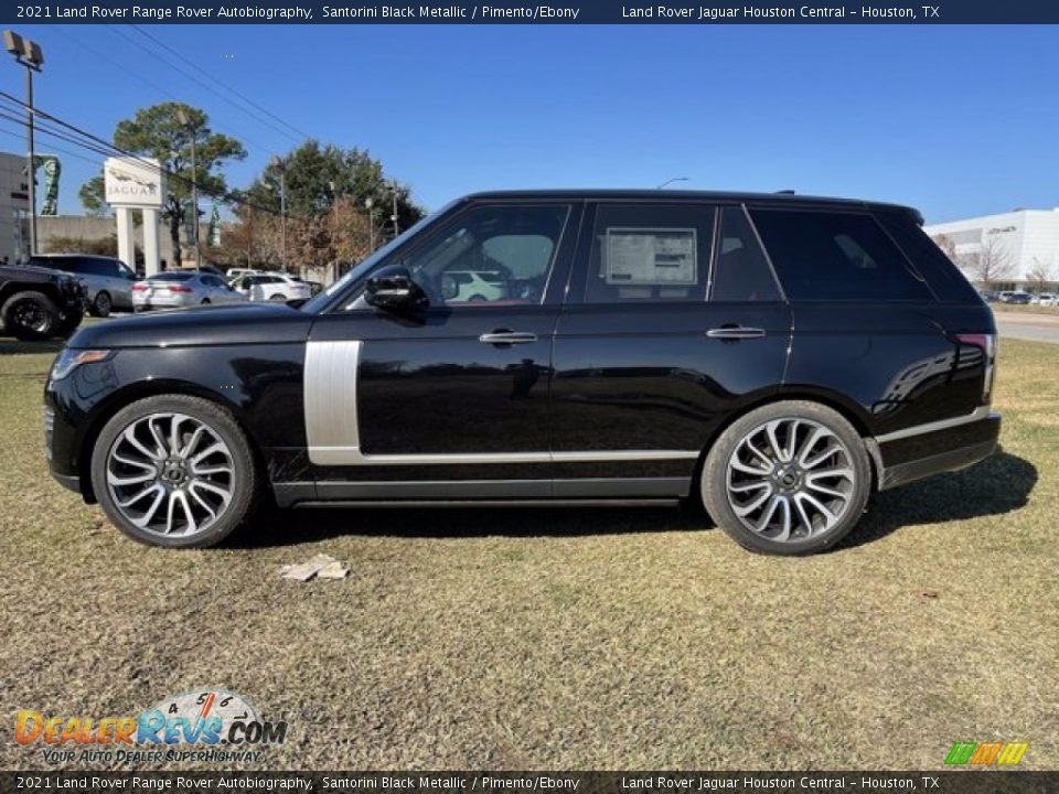 Santorini Black Metallic 2021 Land Rover Range Rover Autobiography Photo #7