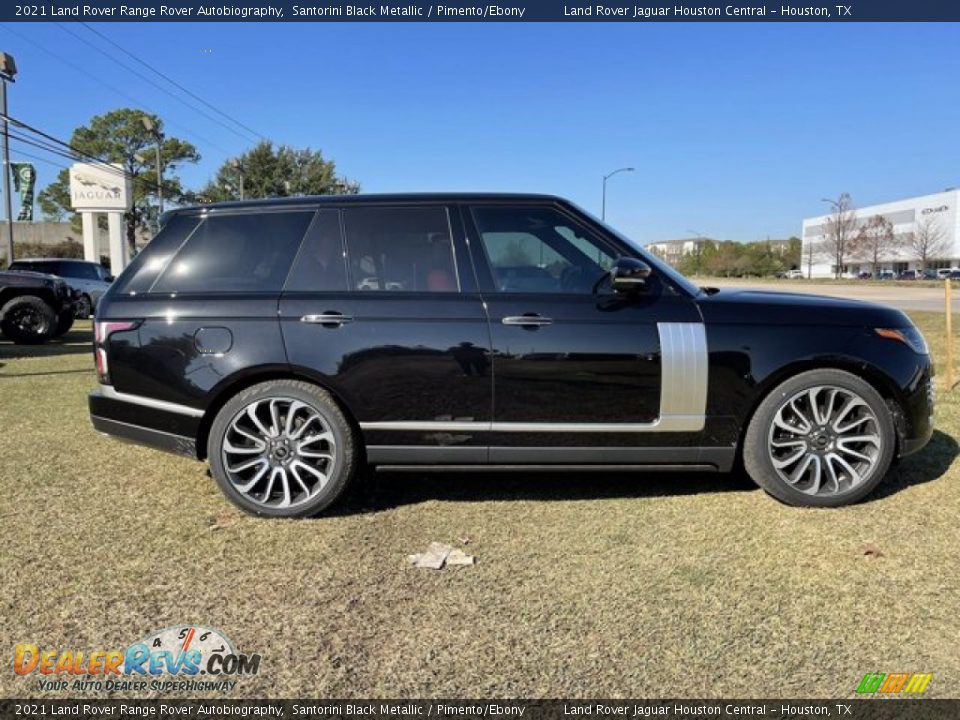 Santorini Black Metallic 2021 Land Rover Range Rover Autobiography Photo #8