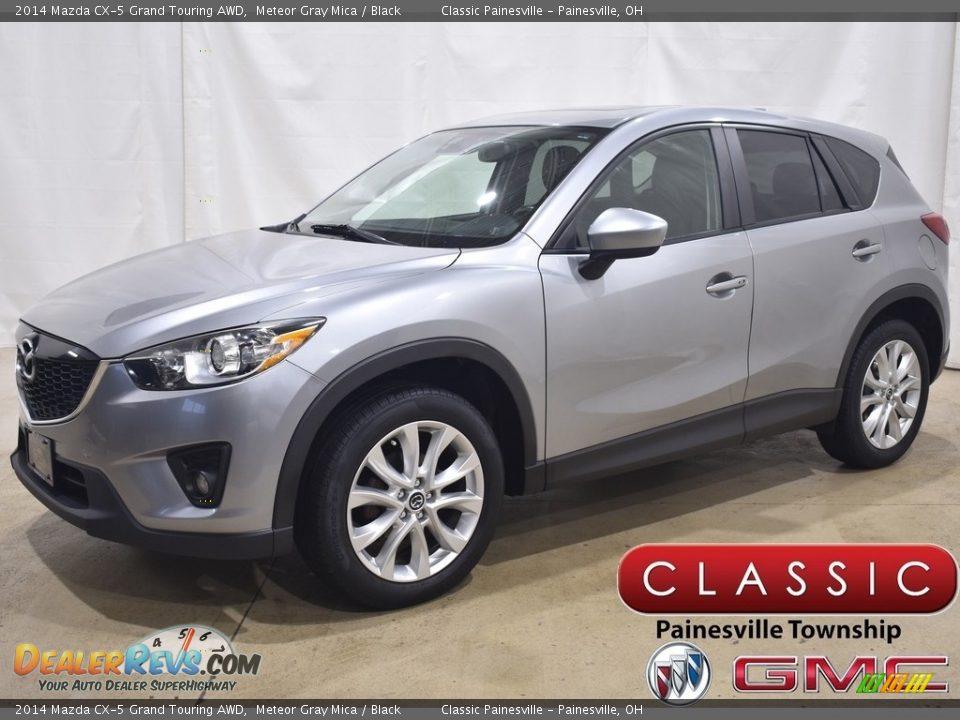 2014 Mazda CX-5 Grand Touring AWD Meteor Gray Mica / Black Photo #1