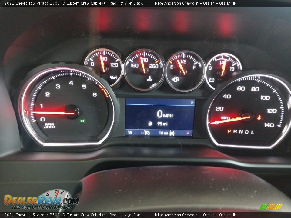 2021 Chevrolet Silverado 2500HD Custom Crew Cab 4x4 Gauges Photo #26