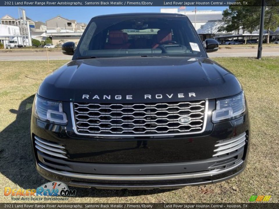 2021 Land Rover Range Rover Autobiography Santorini Black Metallic / Pimento/Ebony Photo #10