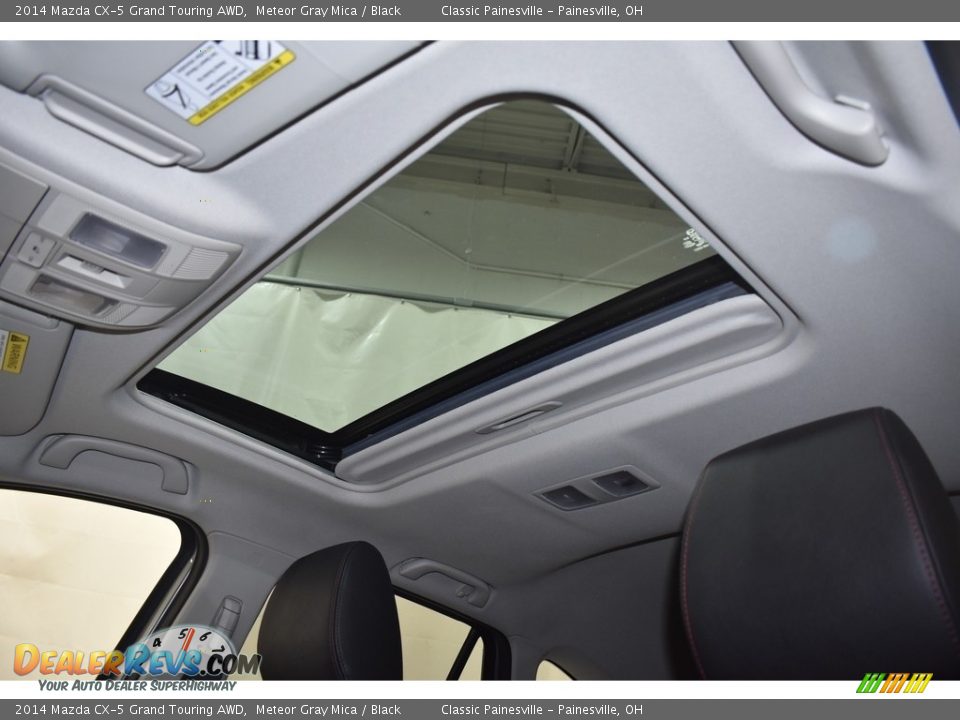 2014 Mazda CX-5 Grand Touring AWD Meteor Gray Mica / Black Photo #6