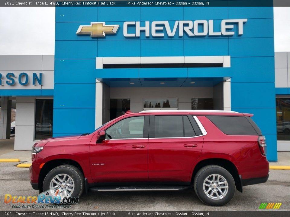 Cherry Red Tintcoat 2021 Chevrolet Tahoe LS 4WD Photo #1