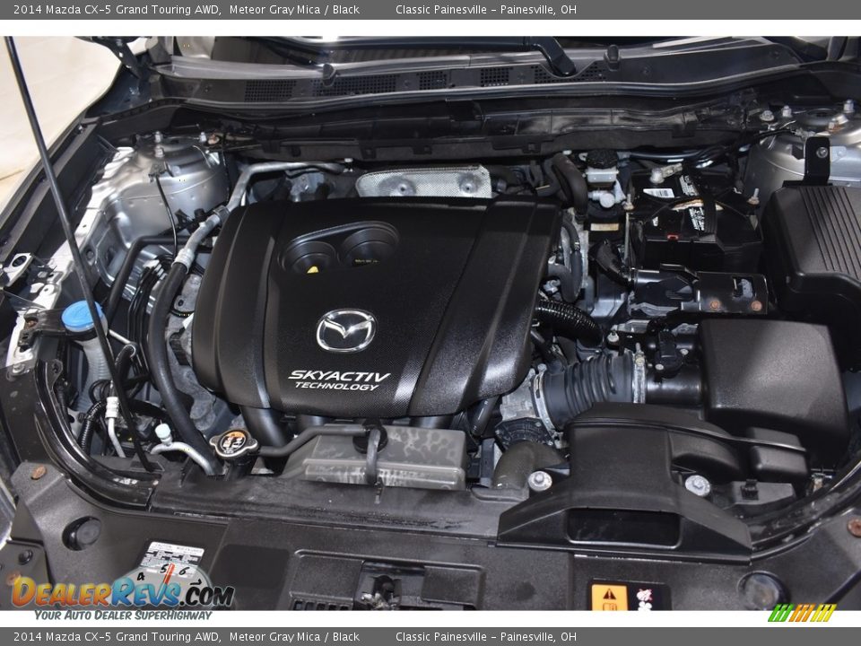 2014 Mazda CX-5 Grand Touring AWD Meteor Gray Mica / Black Photo #7