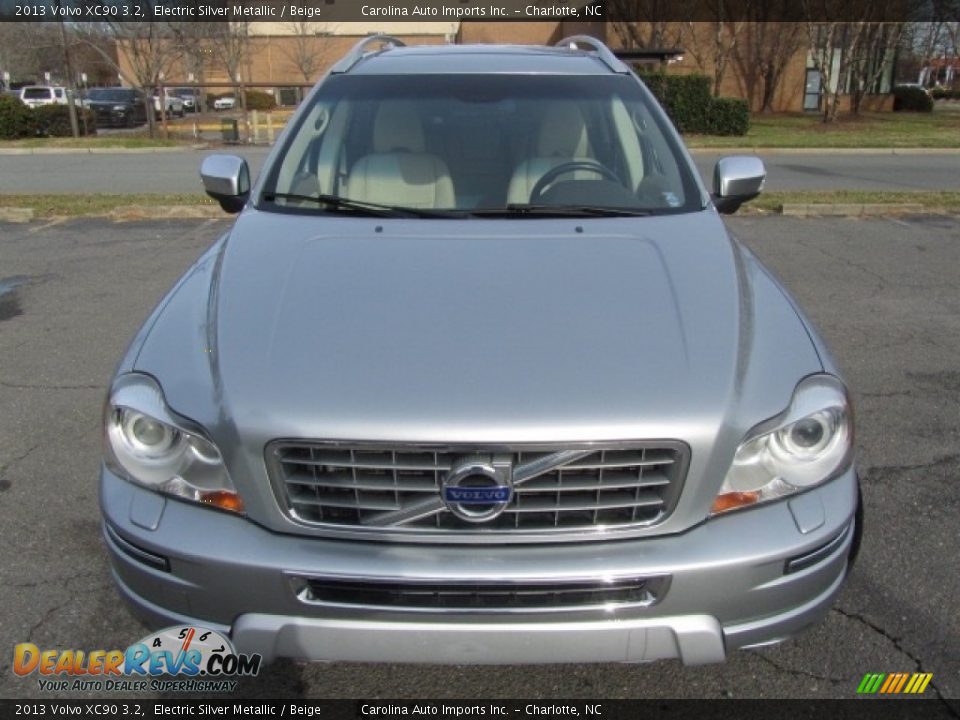 2013 Volvo XC90 3.2 Electric Silver Metallic / Beige Photo #5