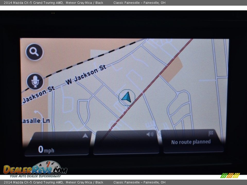 2014 Mazda CX-5 Grand Touring AWD Meteor Gray Mica / Black Photo #15