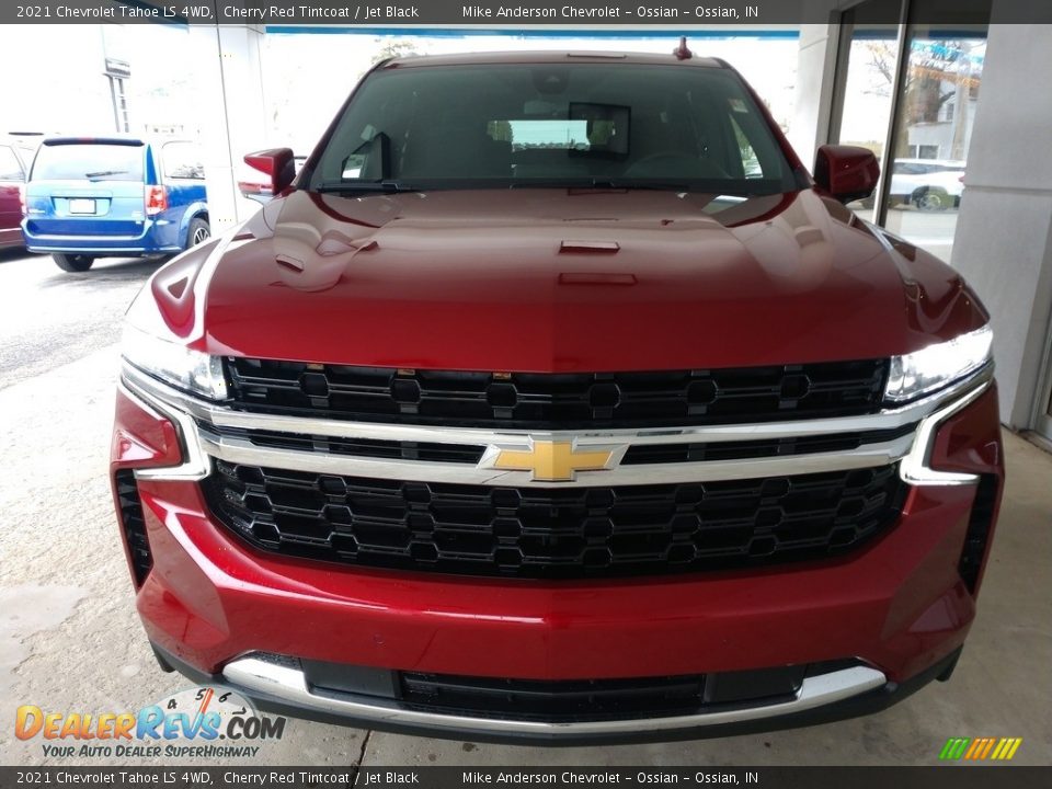 2021 Chevrolet Tahoe LS 4WD Cherry Red Tintcoat / Jet Black Photo #9