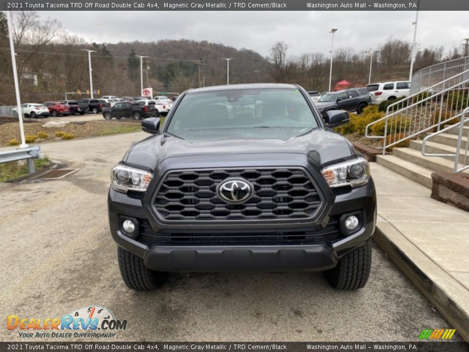 2021 Toyota Tacoma TRD Off Road Double Cab 4x4 Magnetic Gray Metallic / TRD Cement/Black Photo #11