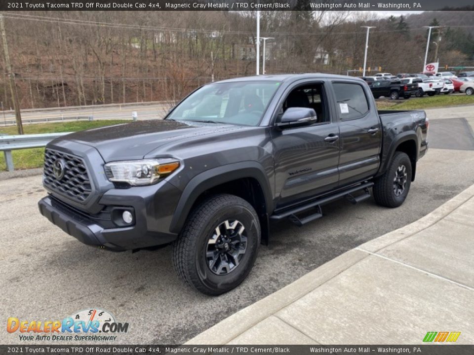 2021 Toyota Tacoma TRD Off Road Double Cab 4x4 Magnetic Gray Metallic / TRD Cement/Black Photo #12