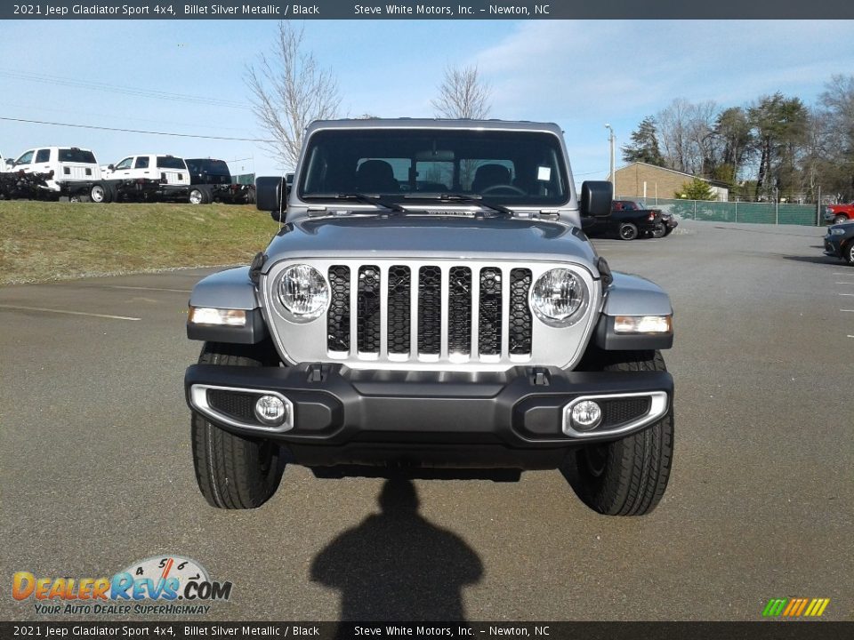 2021 Jeep Gladiator Sport 4x4 Billet Silver Metallic / Black Photo #3