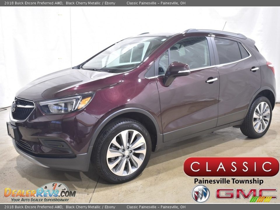 2018 Buick Encore Preferred AWD Black Cherry Metallic / Ebony Photo #1