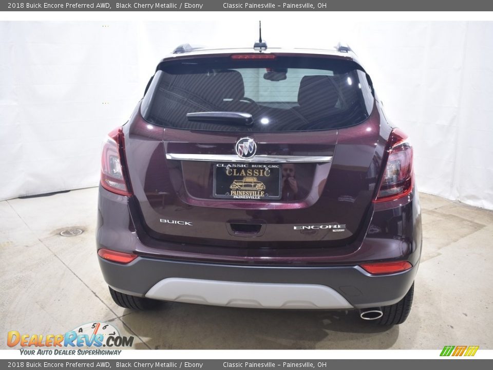 2018 Buick Encore Preferred AWD Black Cherry Metallic / Ebony Photo #3