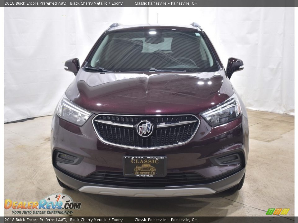 2018 Buick Encore Preferred AWD Black Cherry Metallic / Ebony Photo #4