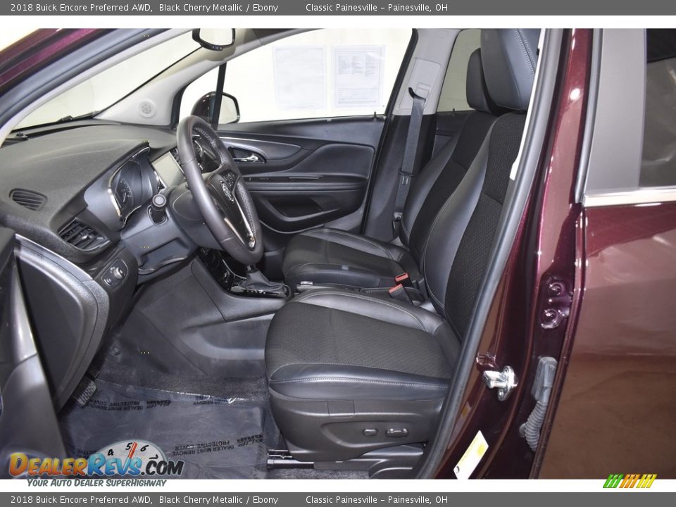 2018 Buick Encore Preferred AWD Black Cherry Metallic / Ebony Photo #7