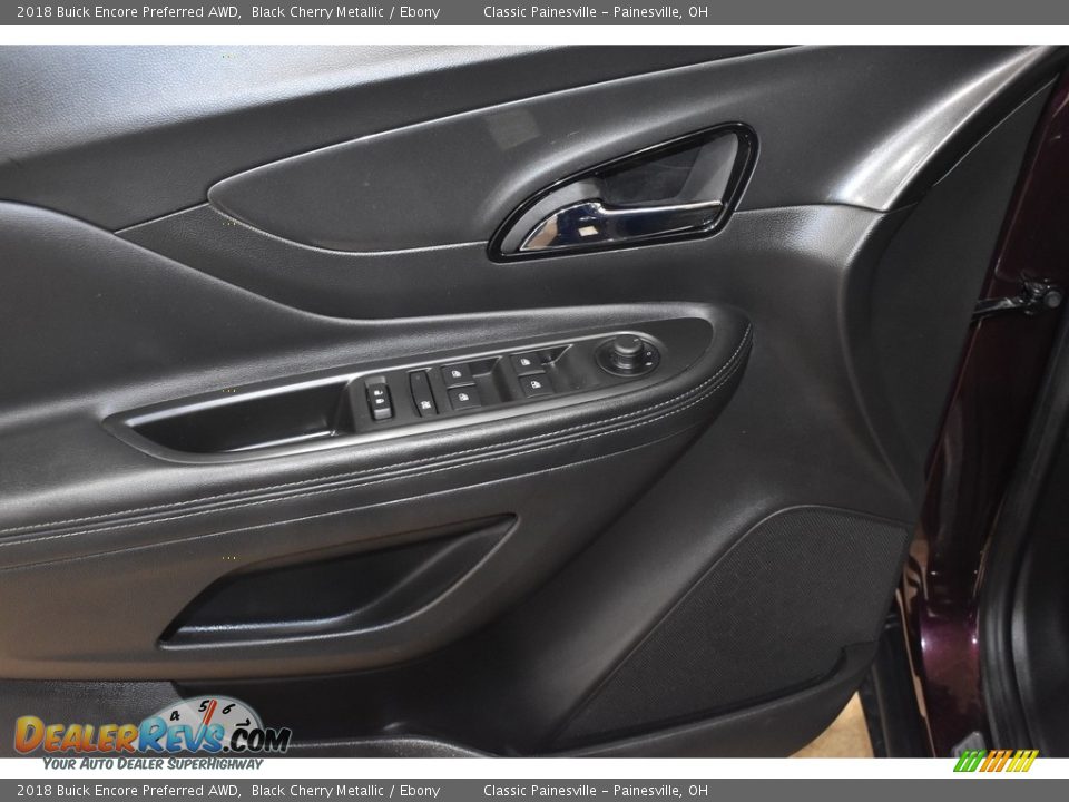 2018 Buick Encore Preferred AWD Black Cherry Metallic / Ebony Photo #10