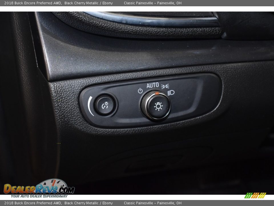 2018 Buick Encore Preferred AWD Black Cherry Metallic / Ebony Photo #11