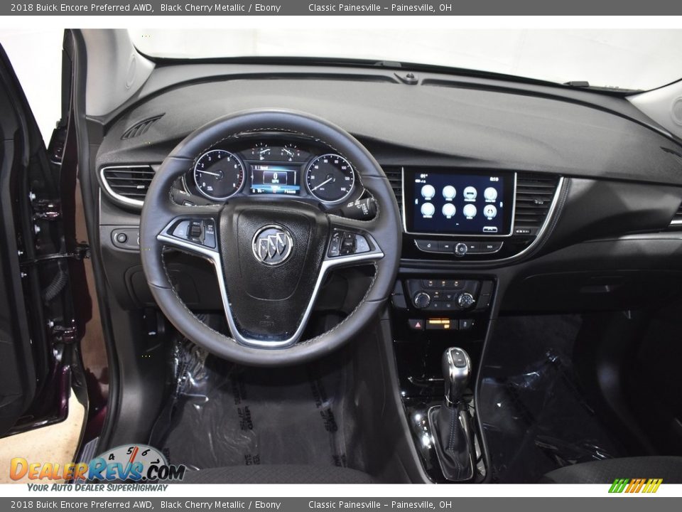 2018 Buick Encore Preferred AWD Black Cherry Metallic / Ebony Photo #12