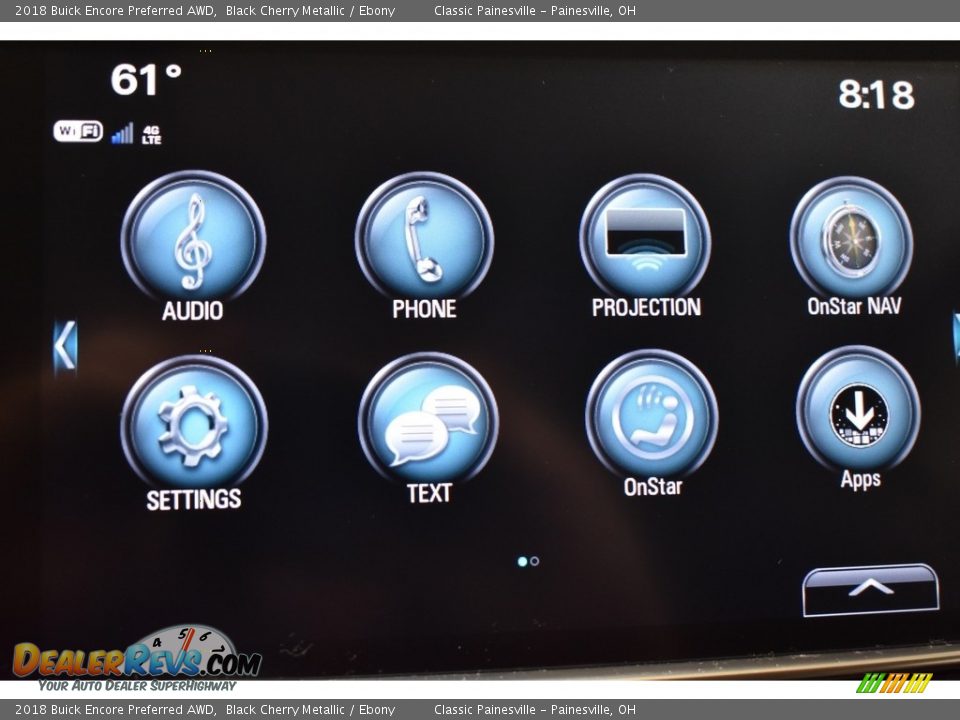 2018 Buick Encore Preferred AWD Black Cherry Metallic / Ebony Photo #13