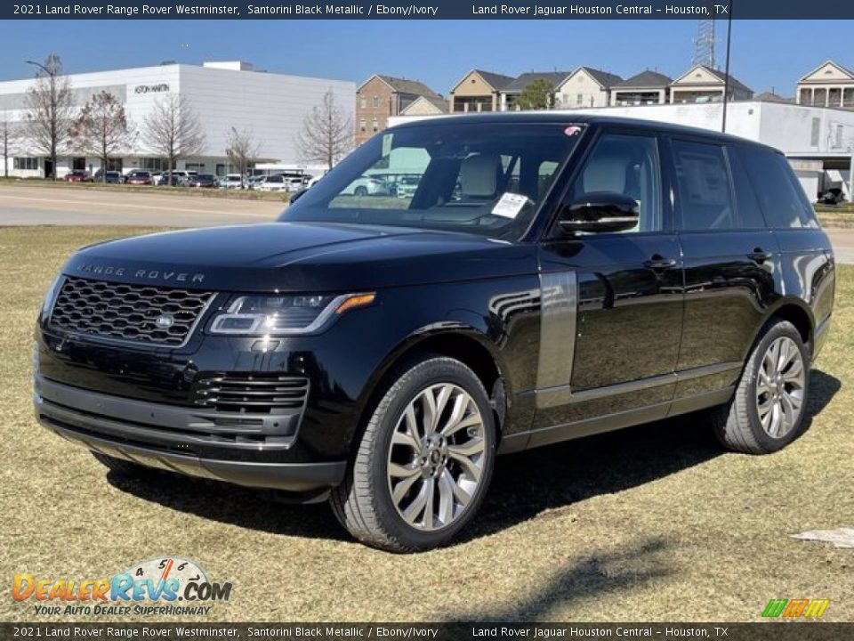2021 Land Rover Range Rover Westminster Santorini Black Metallic / Ebony/Ivory Photo #2
