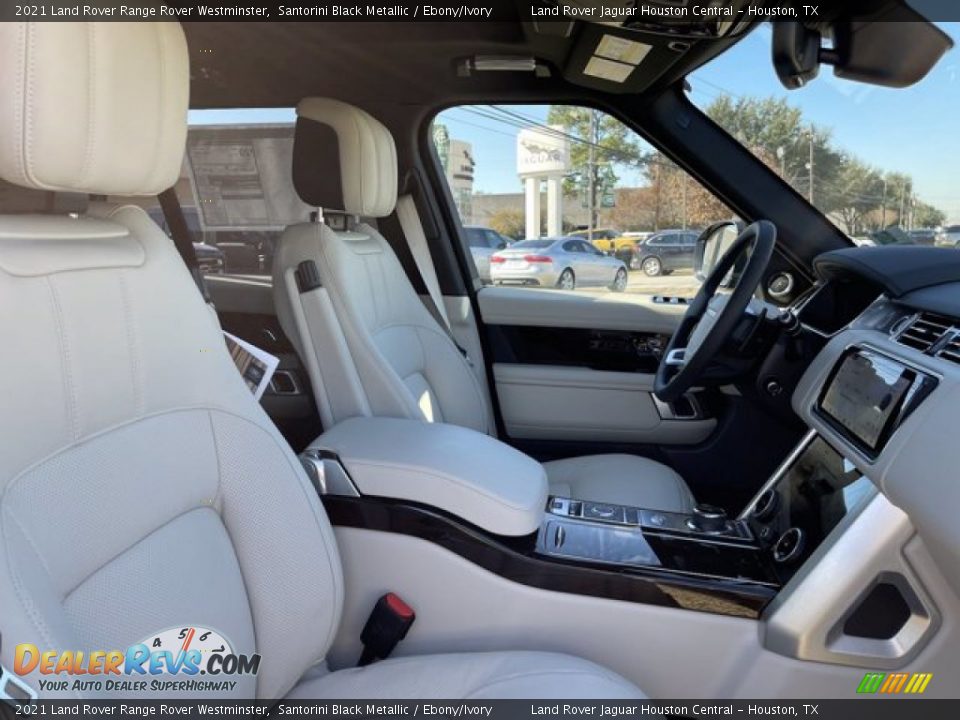 2021 Land Rover Range Rover Westminster Santorini Black Metallic / Ebony/Ivory Photo #4