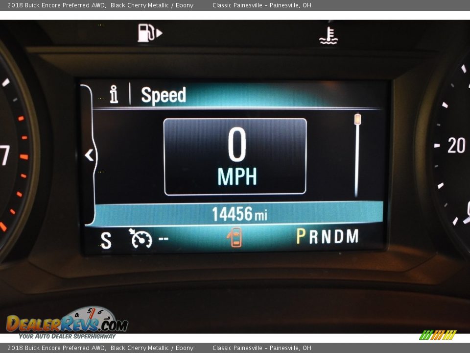2018 Buick Encore Preferred AWD Black Cherry Metallic / Ebony Photo #16