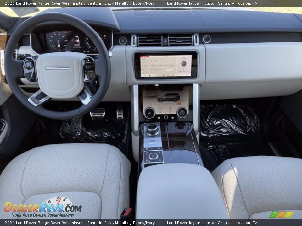 2021 Land Rover Range Rover Westminster Santorini Black Metallic / Ebony/Ivory Photo #5