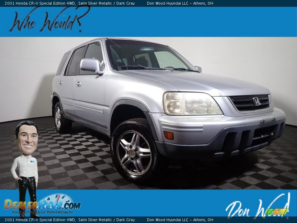 2001 Honda CR-V Special Edition 4WD Satin Silver Metallic / Dark Gray Photo #1