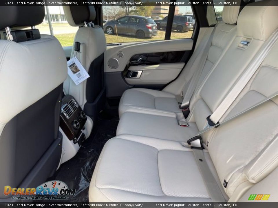 2021 Land Rover Range Rover Westminster Santorini Black Metallic / Ebony/Ivory Photo #6
