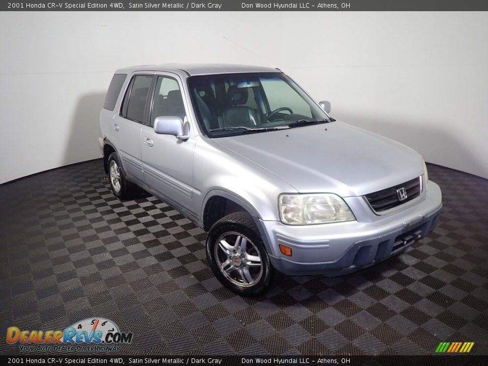 2001 Honda CR-V Special Edition 4WD Satin Silver Metallic / Dark Gray Photo #2