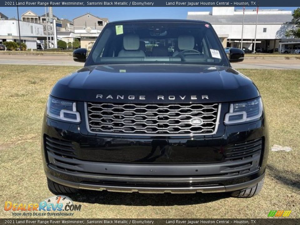 2021 Land Rover Range Rover Westminster Santorini Black Metallic / Ebony/Ivory Photo #10