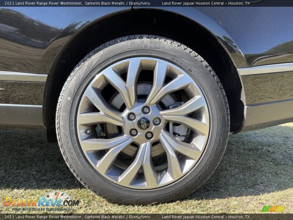 2021 Land Rover Range Rover Westminster Santorini Black Metallic / Ebony/Ivory Photo #11