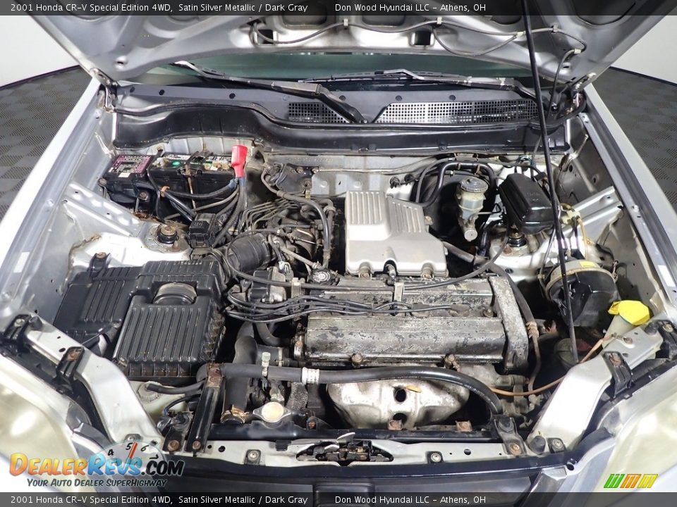 2001 Honda CR-V Special Edition 4WD Satin Silver Metallic / Dark Gray Photo #6