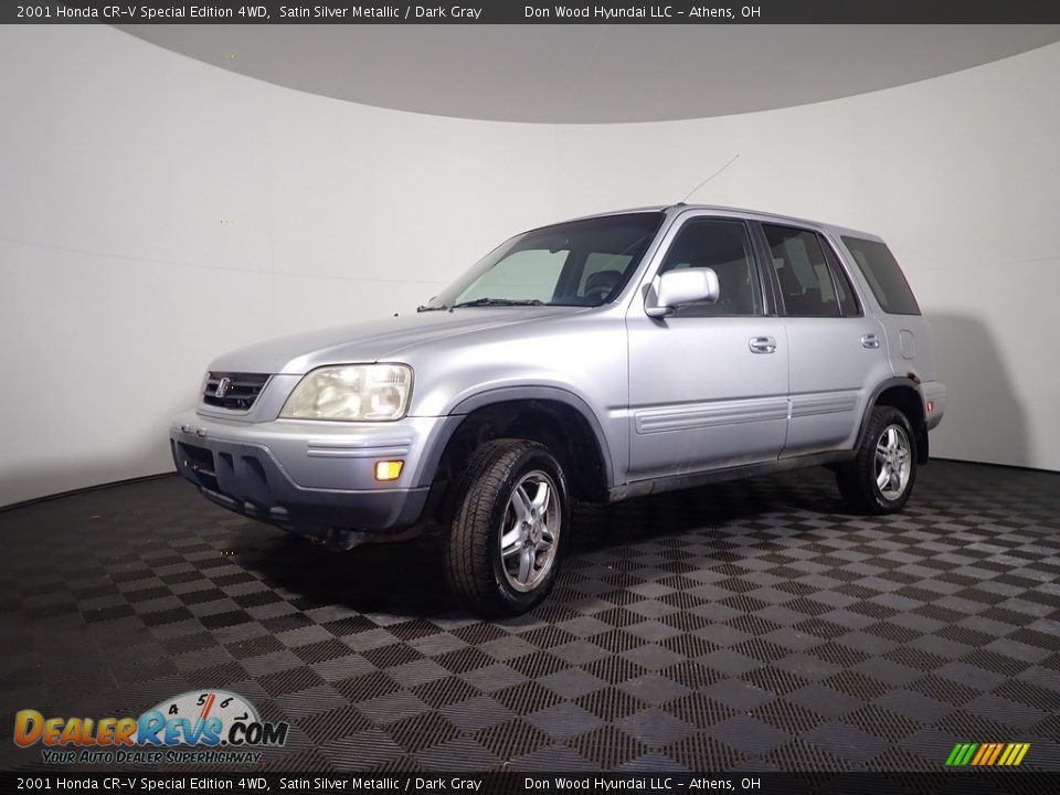 2001 Honda CR-V Special Edition 4WD Satin Silver Metallic / Dark Gray Photo #7