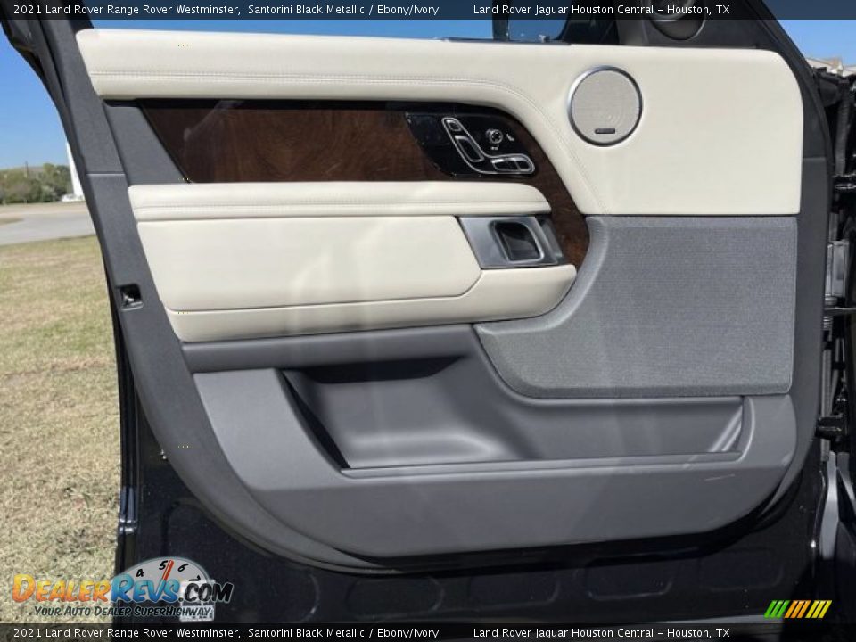 2021 Land Rover Range Rover Westminster Santorini Black Metallic / Ebony/Ivory Photo #13