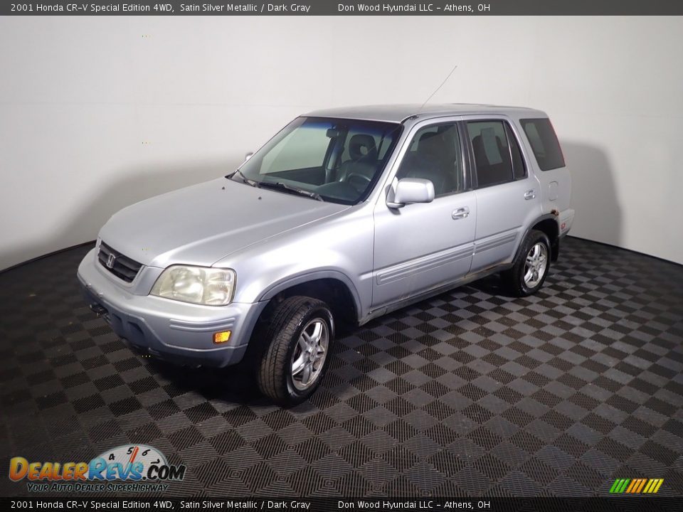 2001 Honda CR-V Special Edition 4WD Satin Silver Metallic / Dark Gray Photo #8