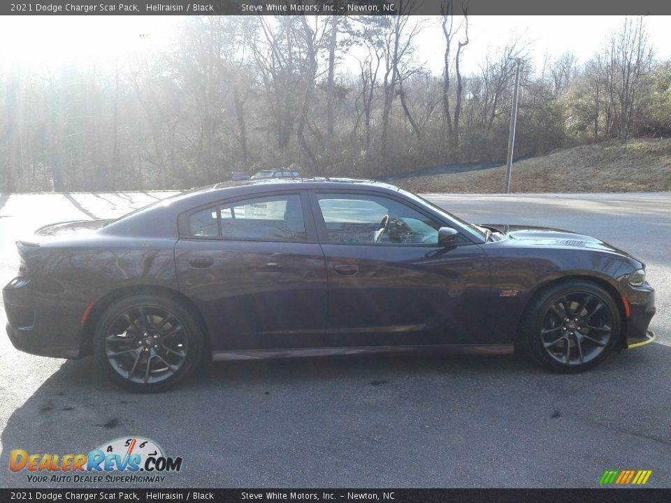 2021 Dodge Charger Scat Pack Hellraisin / Black Photo #5