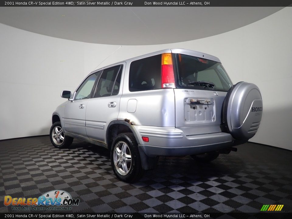2001 Honda CR-V Special Edition 4WD Satin Silver Metallic / Dark Gray Photo #10