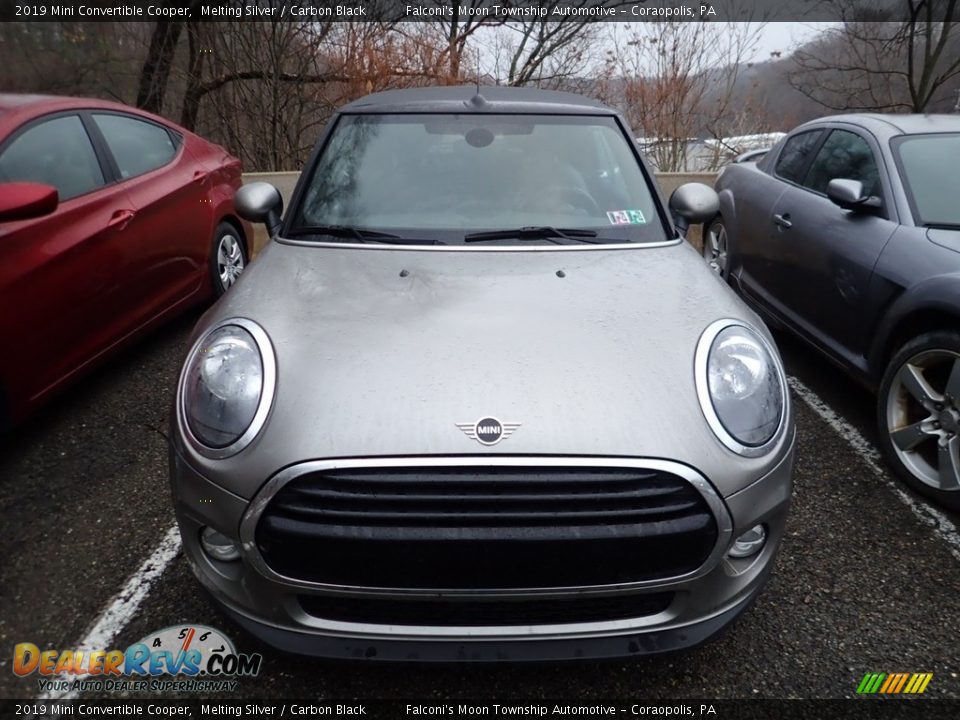 2019 Mini Convertible Cooper Melting Silver / Carbon Black Photo #3