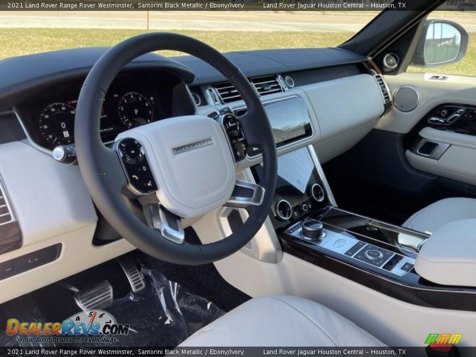 2021 Land Rover Range Rover Westminster Santorini Black Metallic / Ebony/Ivory Photo #17