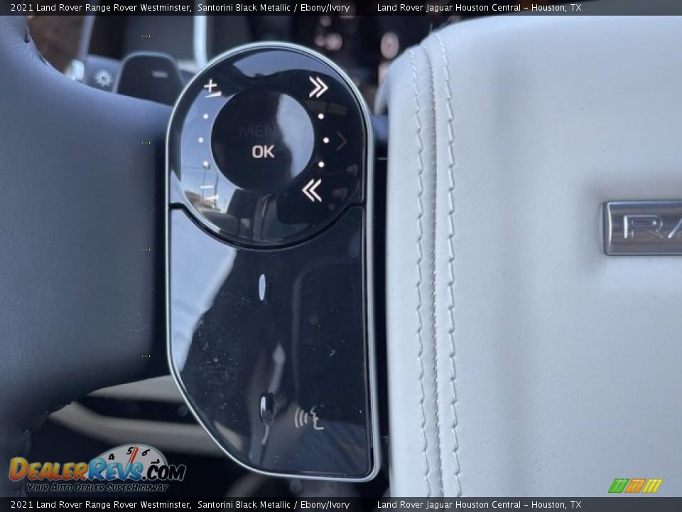 2021 Land Rover Range Rover Westminster Santorini Black Metallic / Ebony/Ivory Photo #18