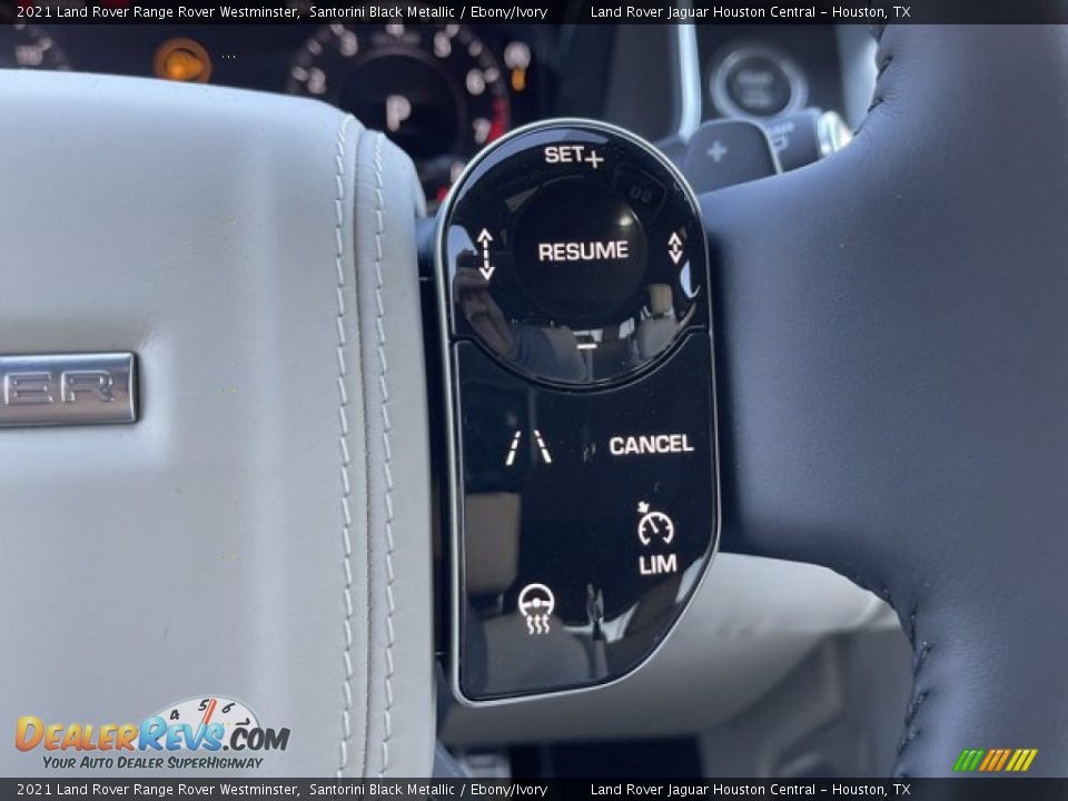 2021 Land Rover Range Rover Westminster Santorini Black Metallic / Ebony/Ivory Photo #19