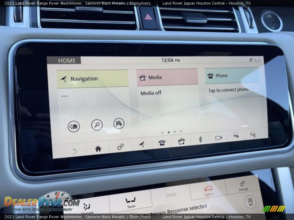 2021 Land Rover Range Rover Westminster Santorini Black Metallic / Ebony/Ivory Photo #23