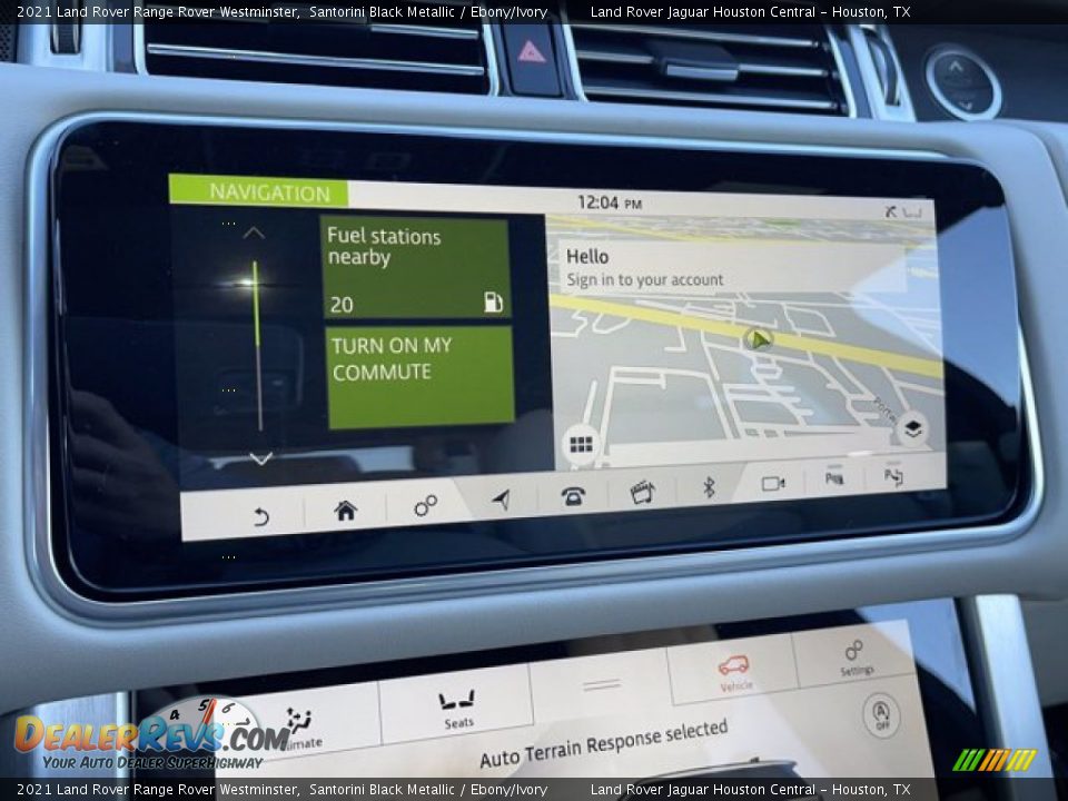 2021 Land Rover Range Rover Westminster Santorini Black Metallic / Ebony/Ivory Photo #24