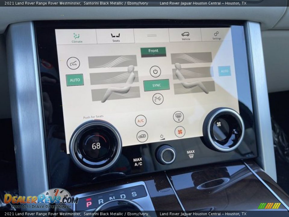 2021 Land Rover Range Rover Westminster Santorini Black Metallic / Ebony/Ivory Photo #27