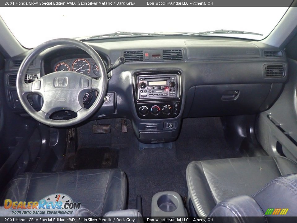2001 Honda CR-V Special Edition 4WD Satin Silver Metallic / Dark Gray Photo #21