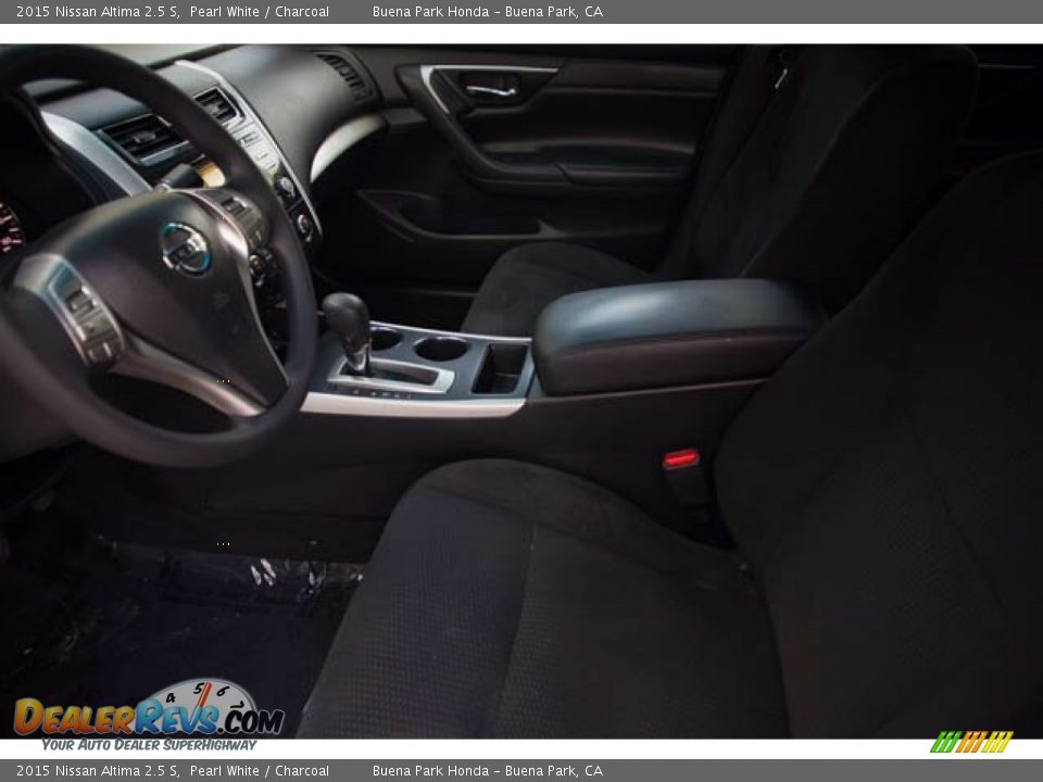 2015 Nissan Altima 2.5 S Pearl White / Charcoal Photo #3
