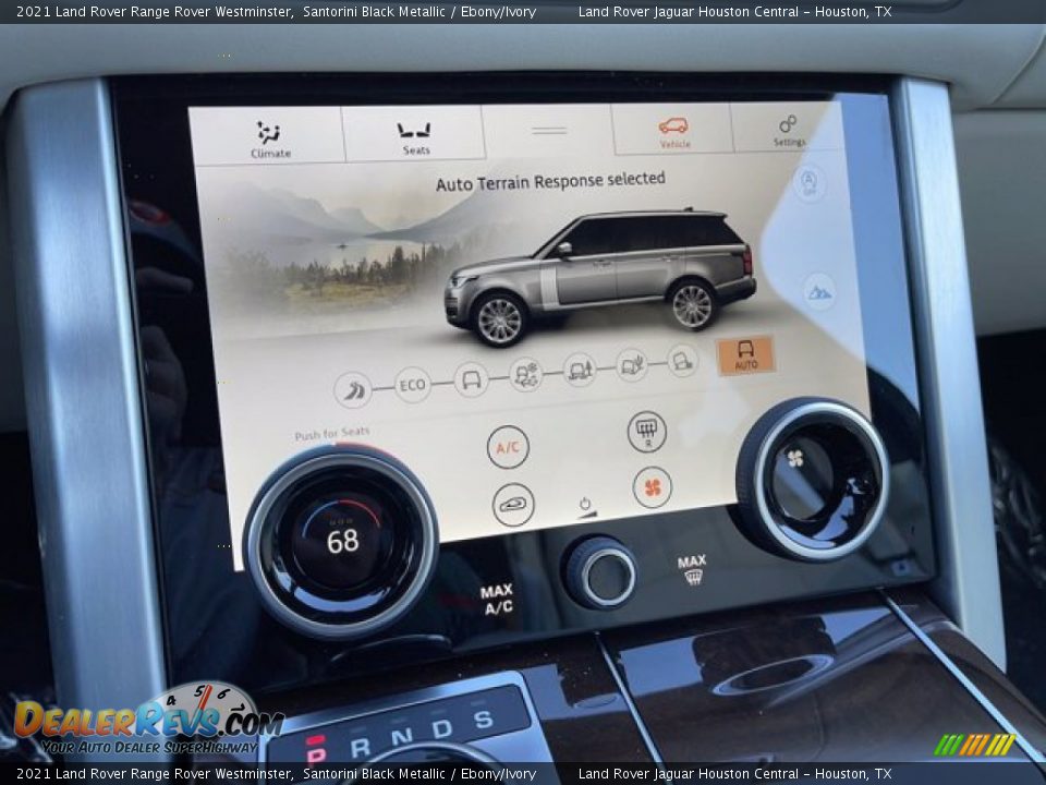 2021 Land Rover Range Rover Westminster Santorini Black Metallic / Ebony/Ivory Photo #28